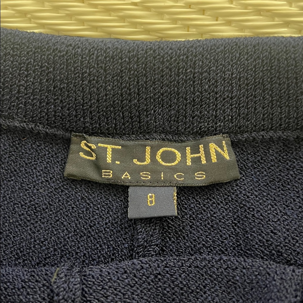 St.John Basic Kint Pants Size 8 - image 4